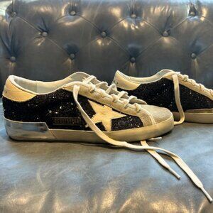 Golden Goose Super-Star Glitter Low-top Sneakers